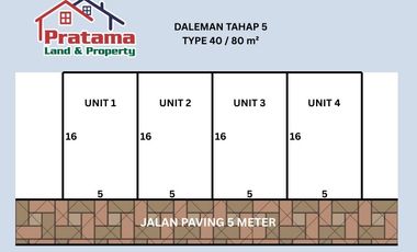 RUMAH MINIMALIS HARGA MURAH 200 jt-anLT 80 m²