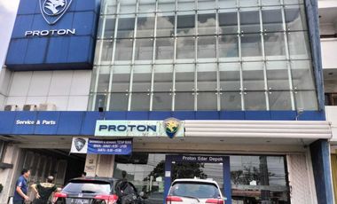 Gedung 4Lantai ex Showroom & bengkel mobil include Peralatan -OvenCat