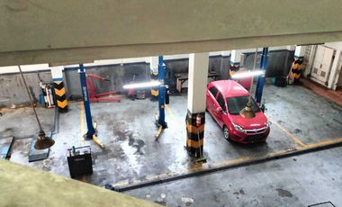 Gedung 4Lantai ex Showroom & bengkel mobil include Peralatan -OvenCat