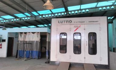 Gedung 4Lantai ex Showroom & bengkel mobil include Peralatan -OvenCat