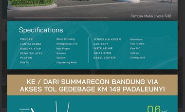 Rumah Baru Summarecon Rumah Tumbuh harga terjangkau