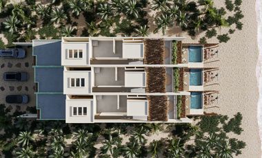 En Venta, Villa de lujo en la Playa de Chelem, frente al mar, 3 recámaras