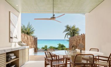 En Venta, Villa de lujo en la Playa de Chelem, frente al mar, 3 recámaras