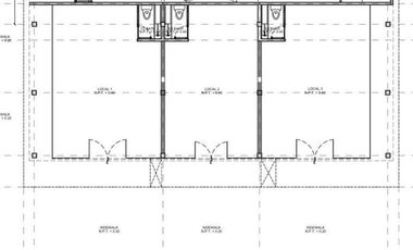 Locales comerciales en ESQUINA nuevos en obra gris, Aldea Zama