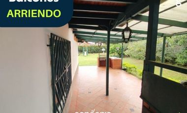 Casa en arriendo- Rionegro- Balcones