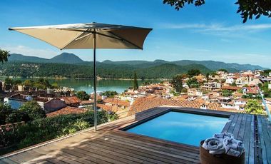 SAN SEBASTIÁN, Valle de Bravo. Con la mejor Vista al Lago, Iglesia y Montañas