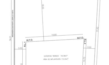 Terreno en  Venta dentro de Barrio Cerrado de 3 Lotes en San Isidro
