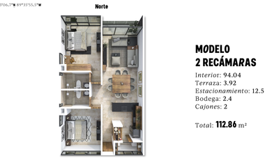 Departamento en venta Norteveintiuno, Santa Gertrudis Copo