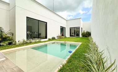 CASA DE UNA PLANTA EN VENTA, EN PRIVADA CONKAL MÉRIDA YUCATÁN