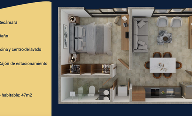 Departamento listo para dar en renta o habitarlo.