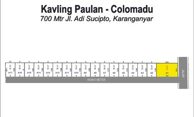 Tanah SHM Legal Dekat Bandara Solo