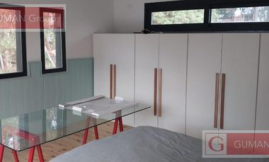 Alquiler de junio a diciembre  , a mts de Barrio San matias y Canton , entorno increible gran parque , amoblada,  fogon deck  s/ lote de 1500 m2