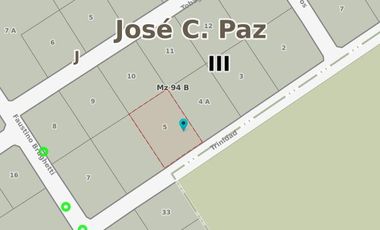 Terreno en venta - 451.44Mts2 - José C. Paz