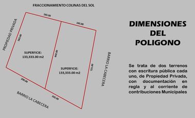 MACRO-LOTE EN VENTA, ALMOLOYA DE JUÁREZ CENTRO