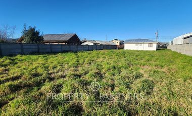 Terreno en barrio residencial de Malalhue