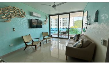 Apartamento Amoblado permiso de turismo vista al mar - 005 R