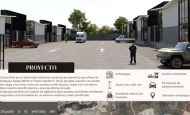BODEGA INDUSTRIAL EN VENTA EN CRISUN PARK QRO. 16