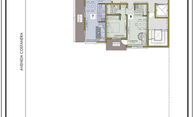 VENTA - DEPARTAMENTO 2 AMBIENTES MAR DE AJO -  FRENTE AL MAR JANO III