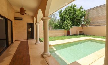 VENTA DE CASA TIPO HACIENDA EN MERIDA PASEOS DEL MAYAB