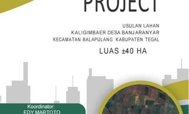 Tanah ploting industri kab Tegal