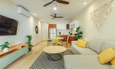 En la mejor zona de Aldea Zama, planta baja con piscina a super precio