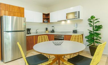 En la mejor zona de Aldea Zama, planta baja con piscina a super precio