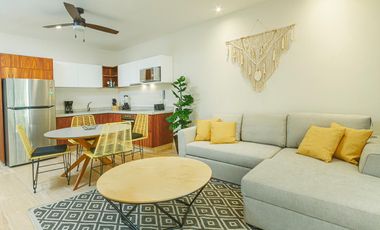 En la mejor zona de Aldea Zama, planta baja con piscina a super precio