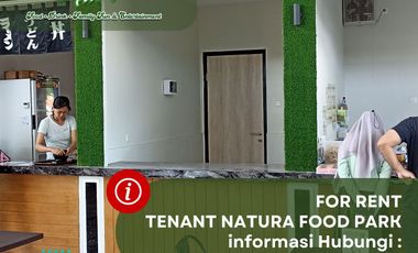 Disewakan stand makanan berat Lokasi strategis