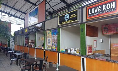 Disewakan stand makanan berat Lokasi strategis