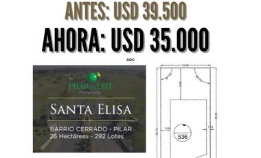 Terreno en  OPORTUNIDAD EN SANTA ELISA PILAR DEL ESTE