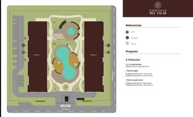 Departamento en  complejo Barrancas del Talar