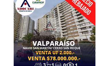 VALPARASO - DEPARTAMENTO NAVIO SAN MARTIN - 3D 1E