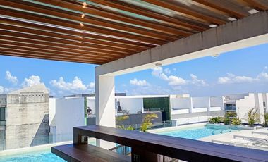 DEPARTAMENTO EN RENTA A LARGO PLAZO , EN EXCELENTE UBICACION PLAYA DEL CARMEN