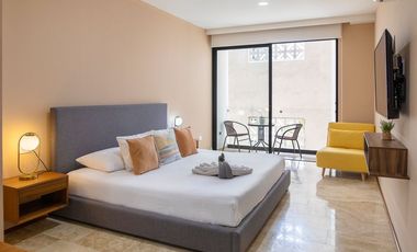 DEPARTAMENTO EN RENTA A LARGO PLAZO , EN EXCELENTE UBICACION PLAYA DEL CARMEN