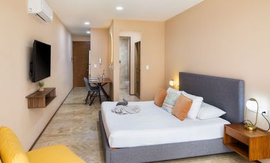 DEPARTAMENTO EN RENTA A LARGO PLAZO , EN EXCELENTE UBICACION PLAYA DEL CARMEN