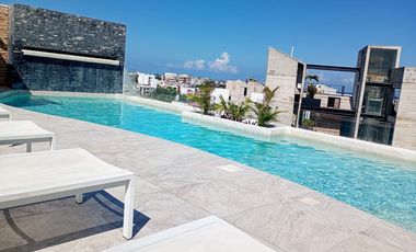 DEPARTAMENTO EN RENTA A LARGO PLAZO , EN EXCELENTE UBICACION PLAYA DEL CARMEN
