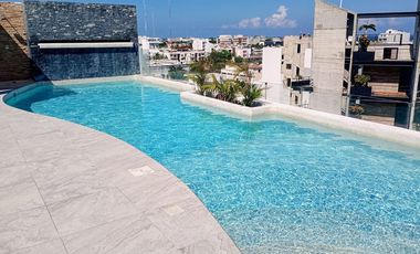 DEPARTAMENTO EN RENTA A LARGO PLAZO , EN EXCELENTE UBICACION PLAYA DEL CARMEN