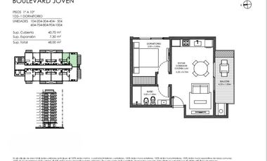 Departamento en Venta | 2 Ambientes con Balcón | Diseño y Comodidad.