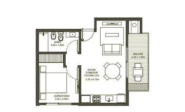 Departamento en Venta | 2 Ambientes con Balcón | Diseño y Comodidad.