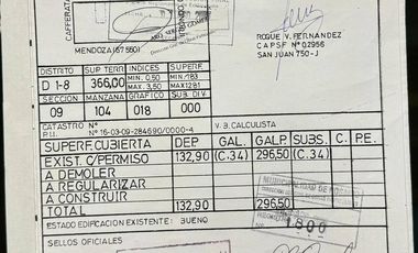 Venta galpon/terreno para constructora en Echesortu, Rosario