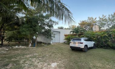 TERRENO EN VENTA EN MÉRIDA YUCATÁN EN TEYA KANASÍN A UN LADO DEL TREN MAYA