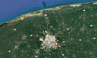 TERRENO EN VENTA EN MÉRIDA YUCATÁN EN TEYA KANASÍN A UN LADO DEL TREN MAYA