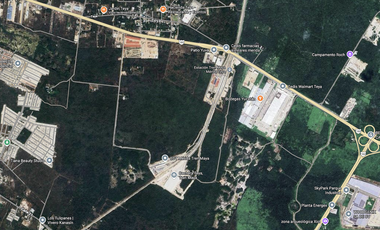 TERRENO EN VENTA EN MÉRIDA YUCATÁN EN TEYA KANASÍN A UN LADO DEL TREN MAYA