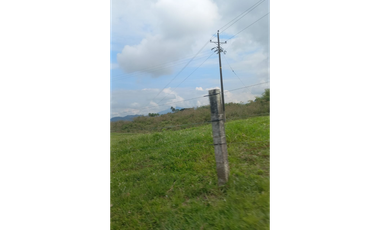 Venta de excelentes terrenos en el mejor lugar de Combia 214 cuadras