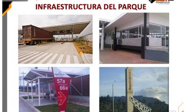 VENTA LOTE INDUSTRIAL COMPACTADO Y ESQUINERO PARQUE IND. TOCANCIPA