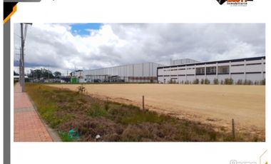 VENTA LOTE INDUSTRIAL COMPACTADO Y ESQUINERO PARQUE IND. TOCANCIPA