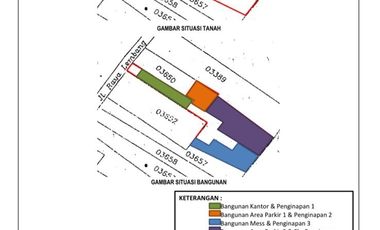 Dijual ex penginapan hotel lokasi strategis tepi jalan raya lembang