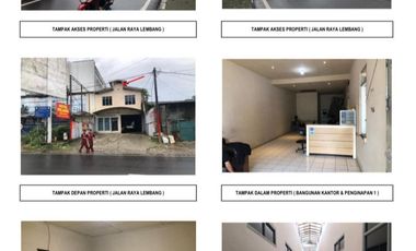 Dijual ex penginapan hotel lokasi strategis tepi jalan raya lembang