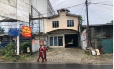Dijual ex penginapan hotel lokasi strategis tepi jalan raya lembang