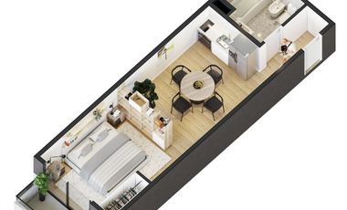 Departamento en pozo en zona Villa Urquiza (1,2,3 y 4 ambientes)